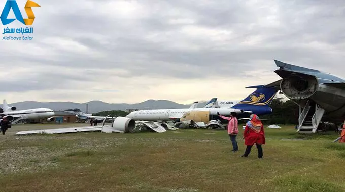 تبدیل شدن پارکینگ هواپیماها در تهران به موزه